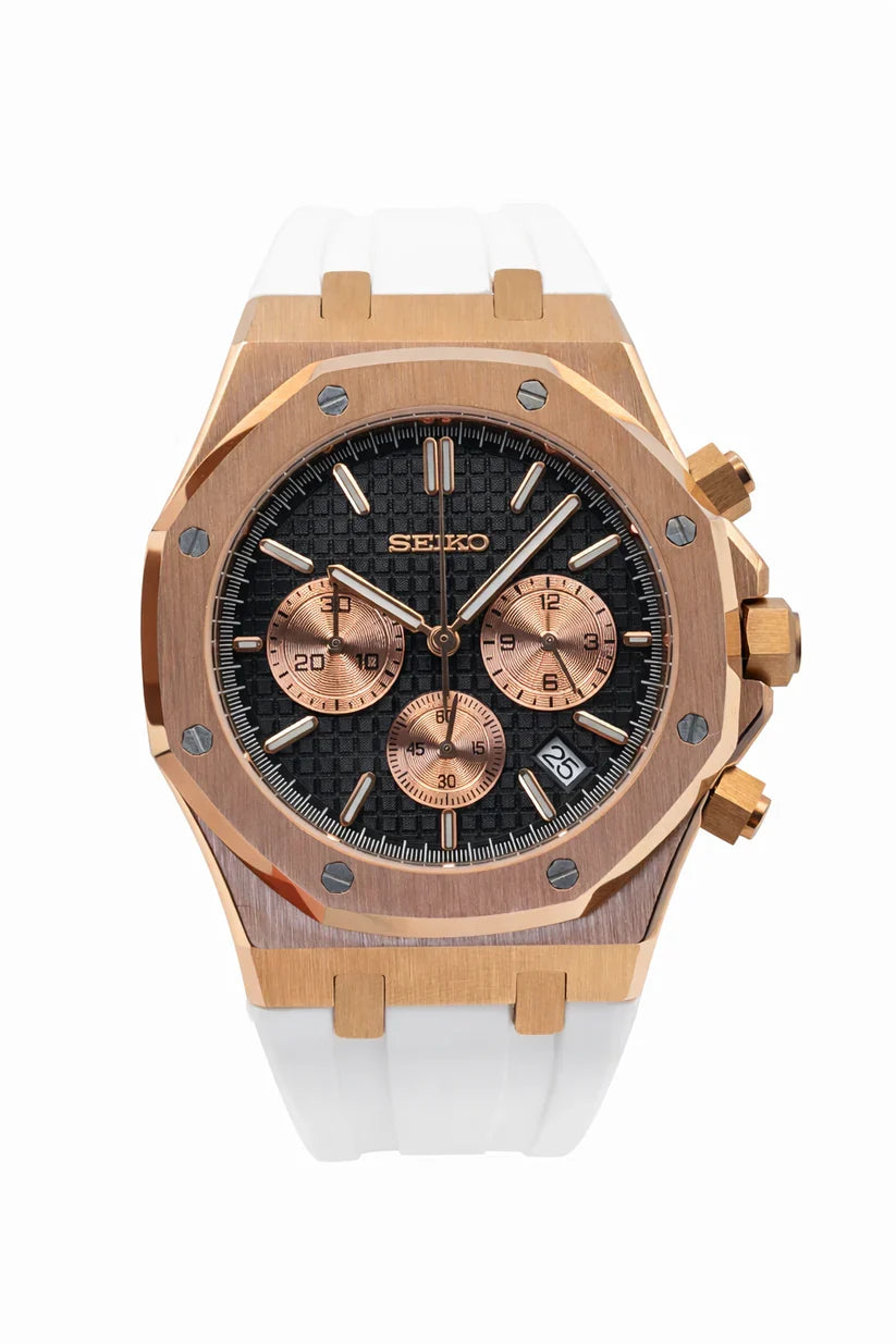 Royal Oak | Rose Gold White